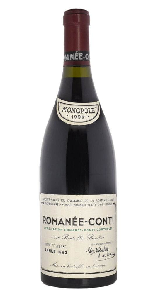Prix Romanée Conti - Cote et rachat de vin